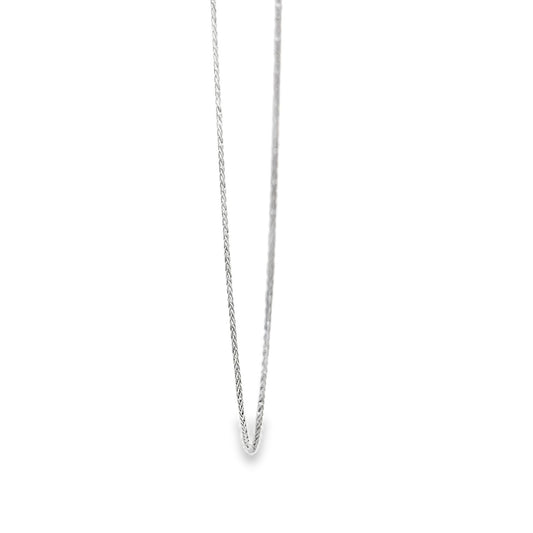 New 9ct white gold chain 02023599