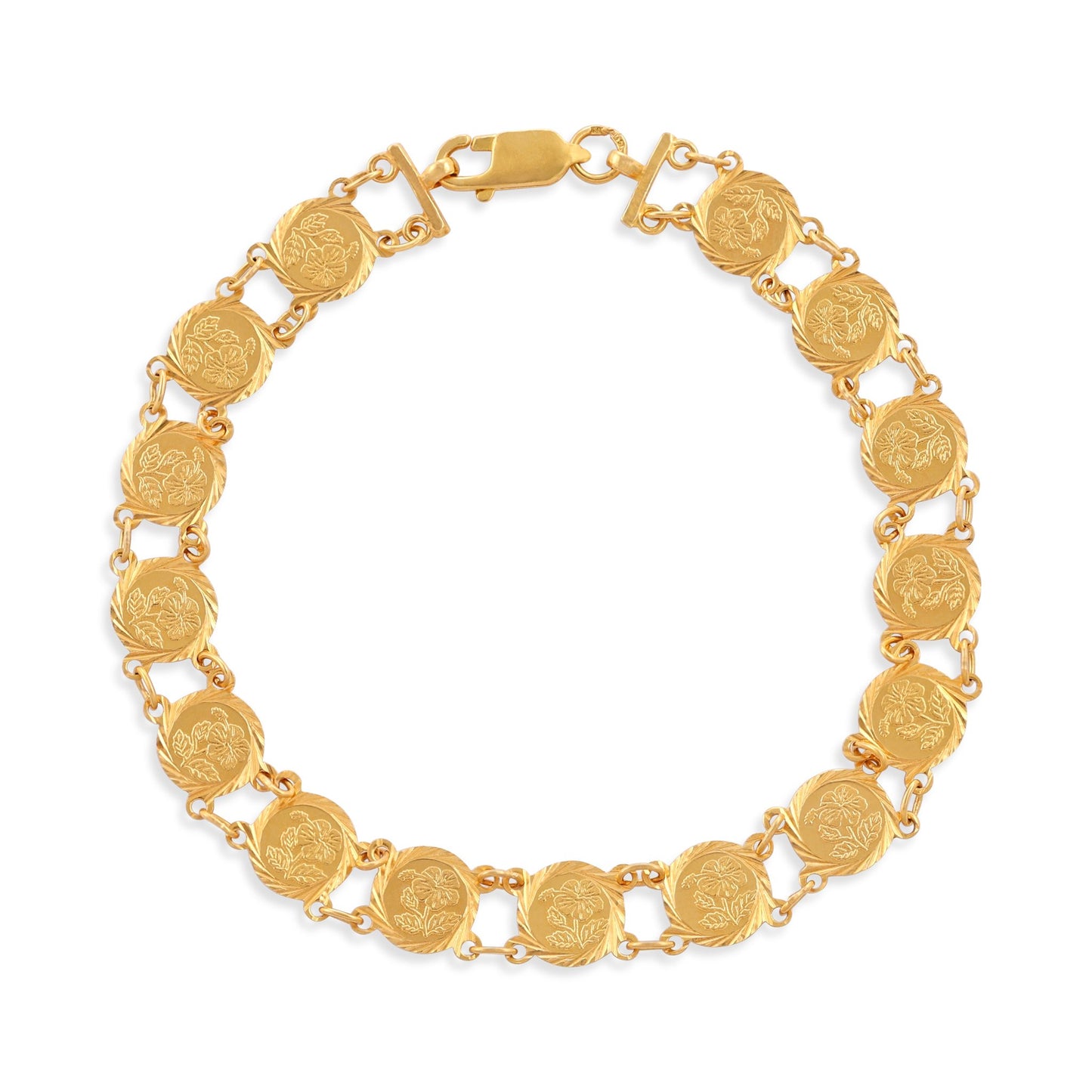 New 22ct yellow gold bracelet 02020778