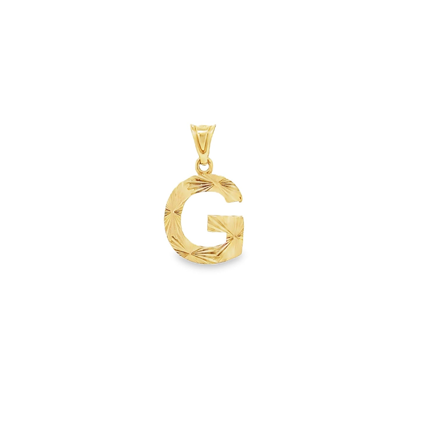 New 14ct yellow gold G initial 02021636