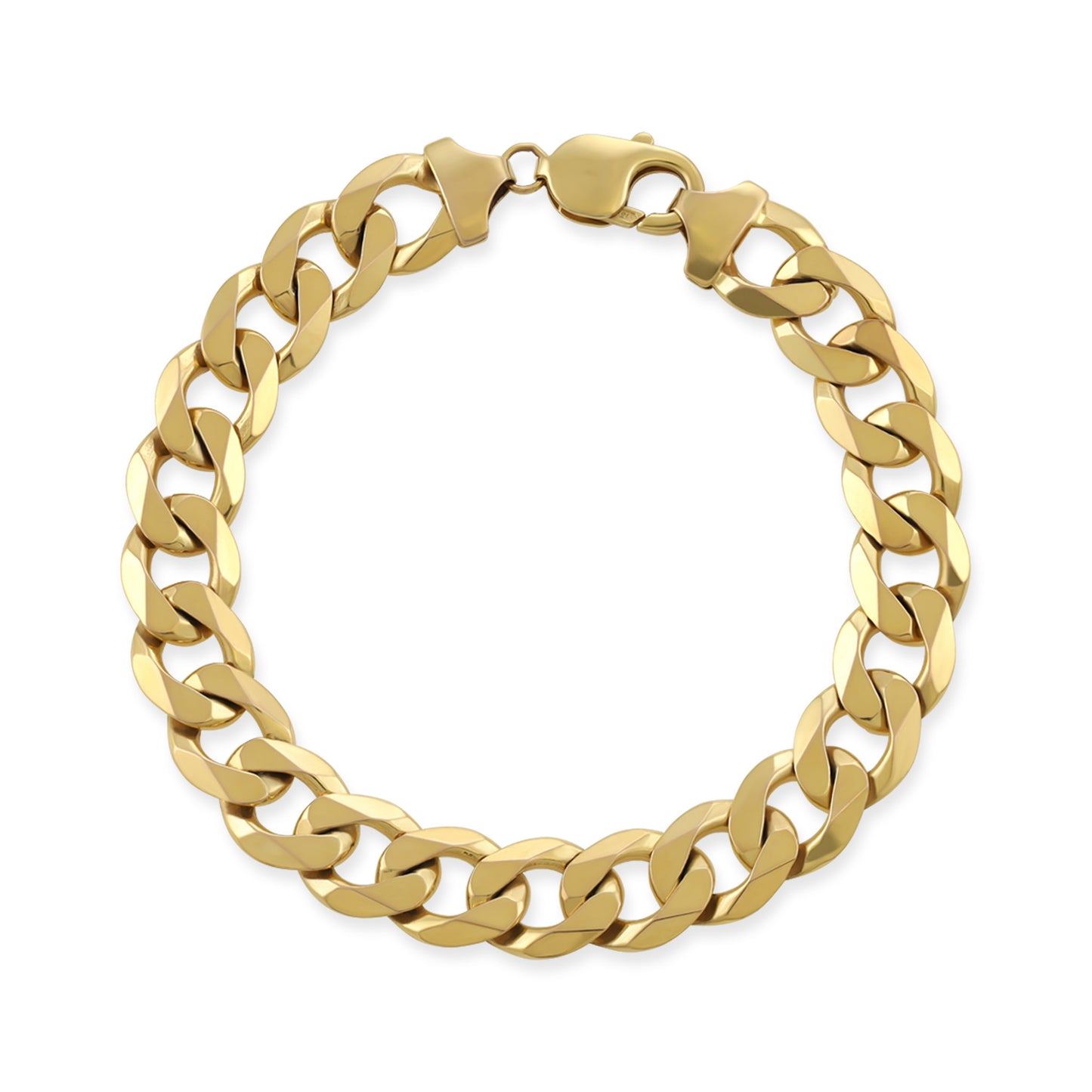 9ct yellow gold bracelet for men 09000120