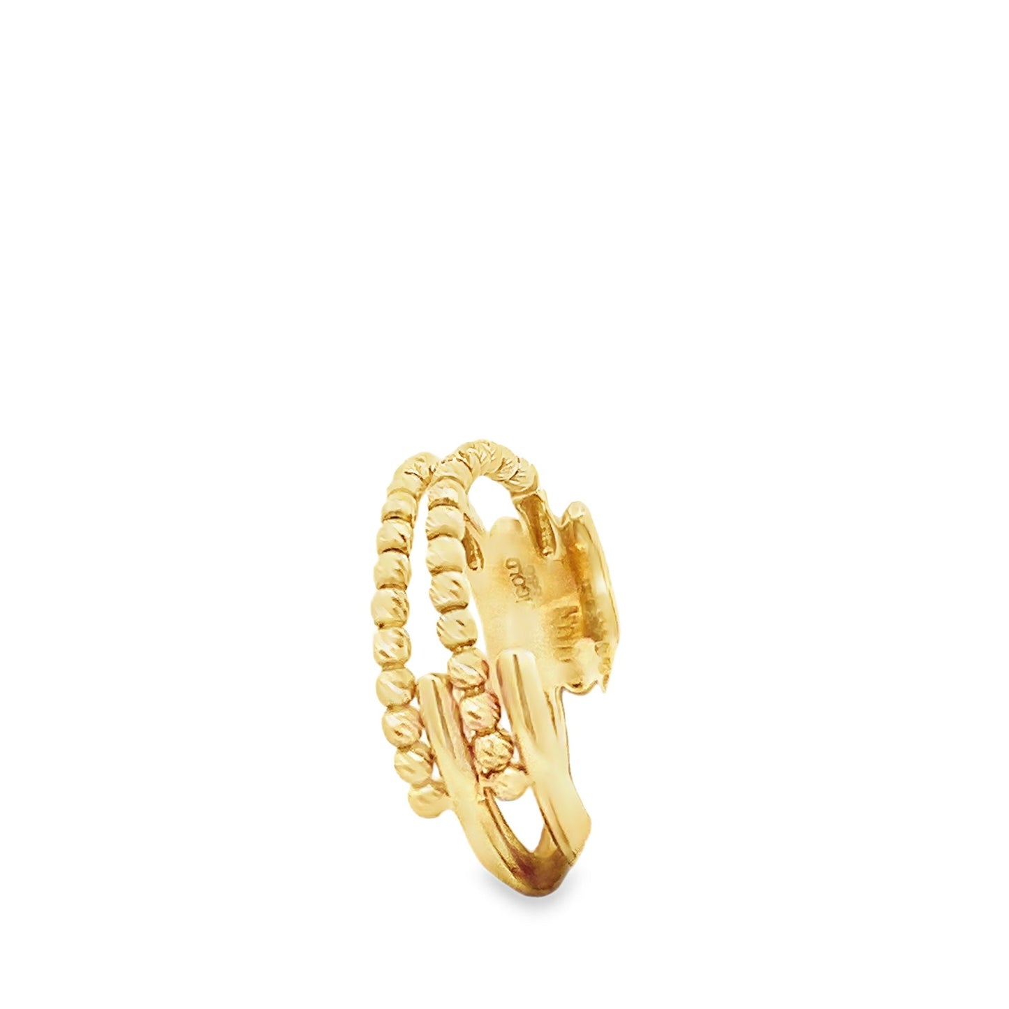 New 14ct yellow gold ring 02021482