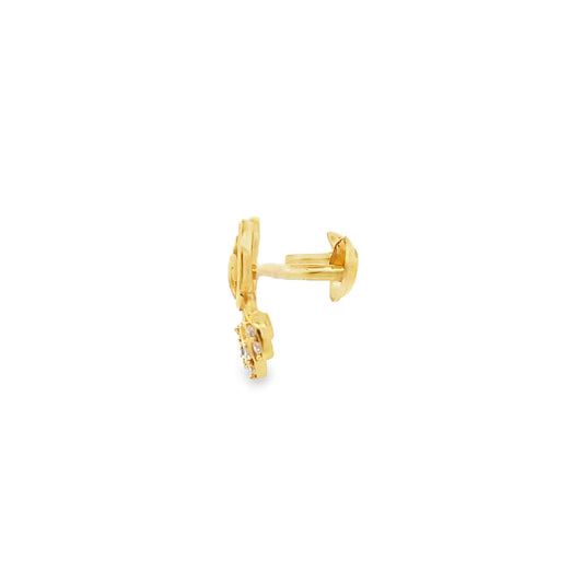 22ct yellow gold earrings 07002531