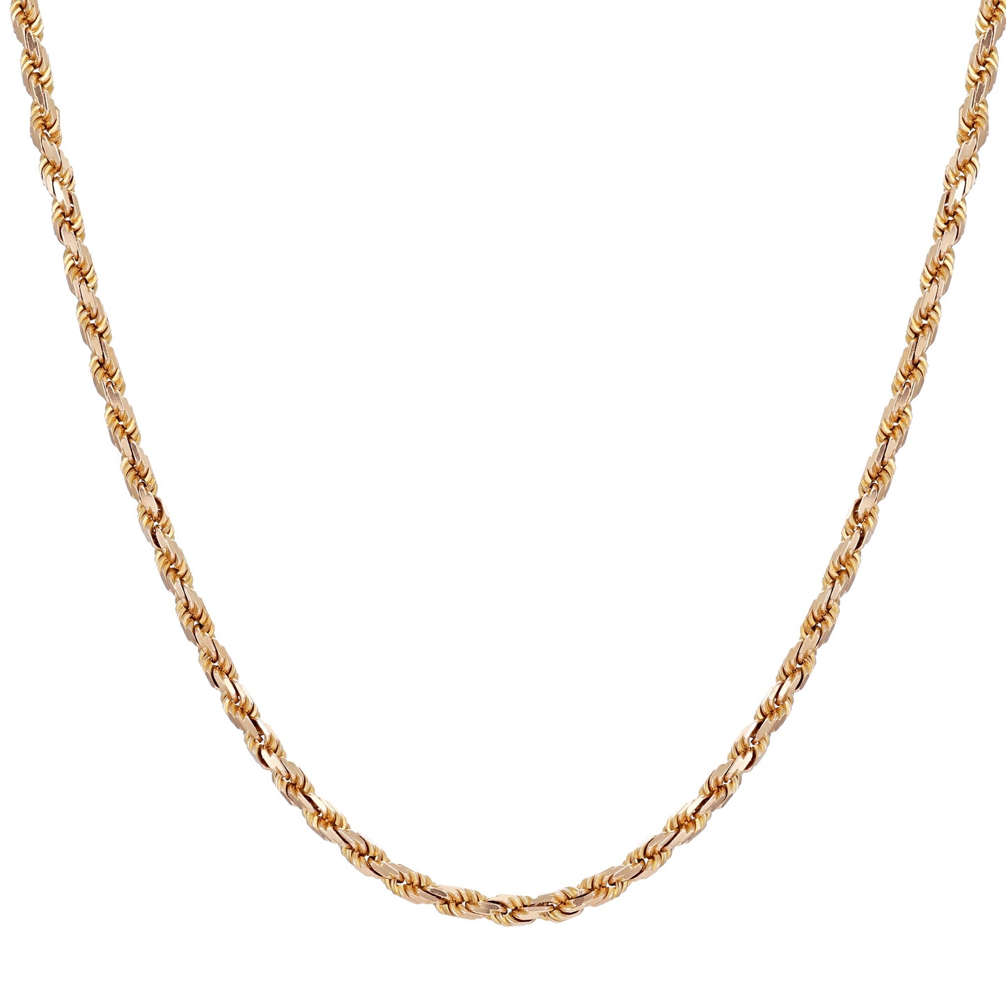 9ct yellow gold pre-owned chain 01001496