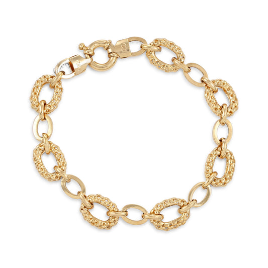 9ct yellow gold pre-owned bracelet 03001388