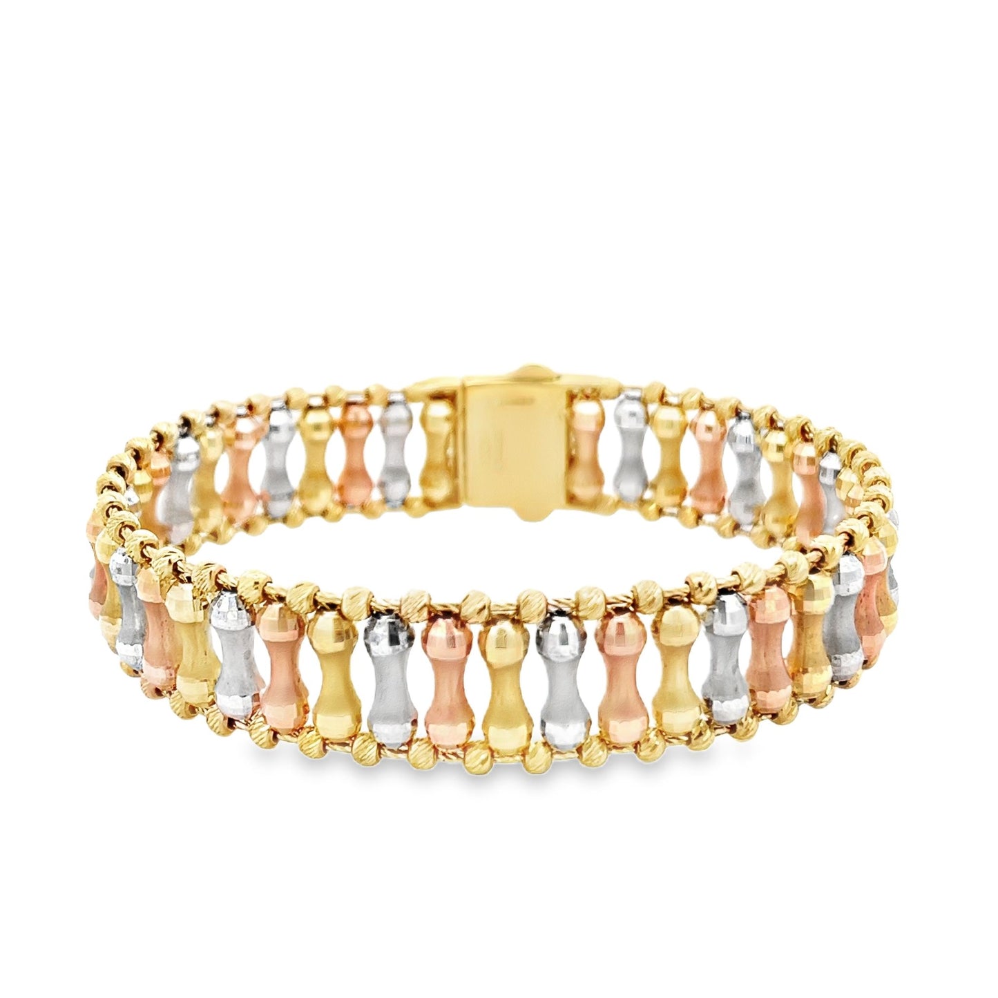 New 14ct multicolour gold bracelet 02022250