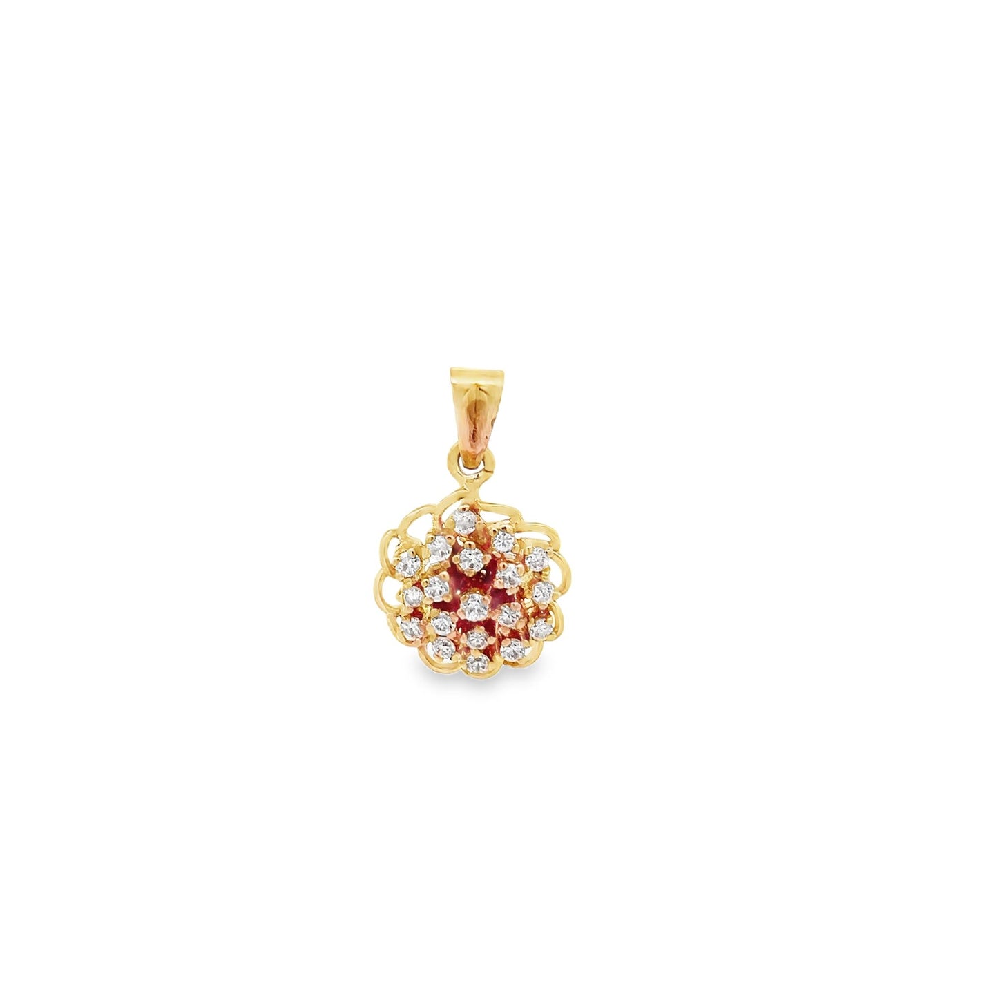 22ct yellow gold pre-owned pendant FCA00005870-1