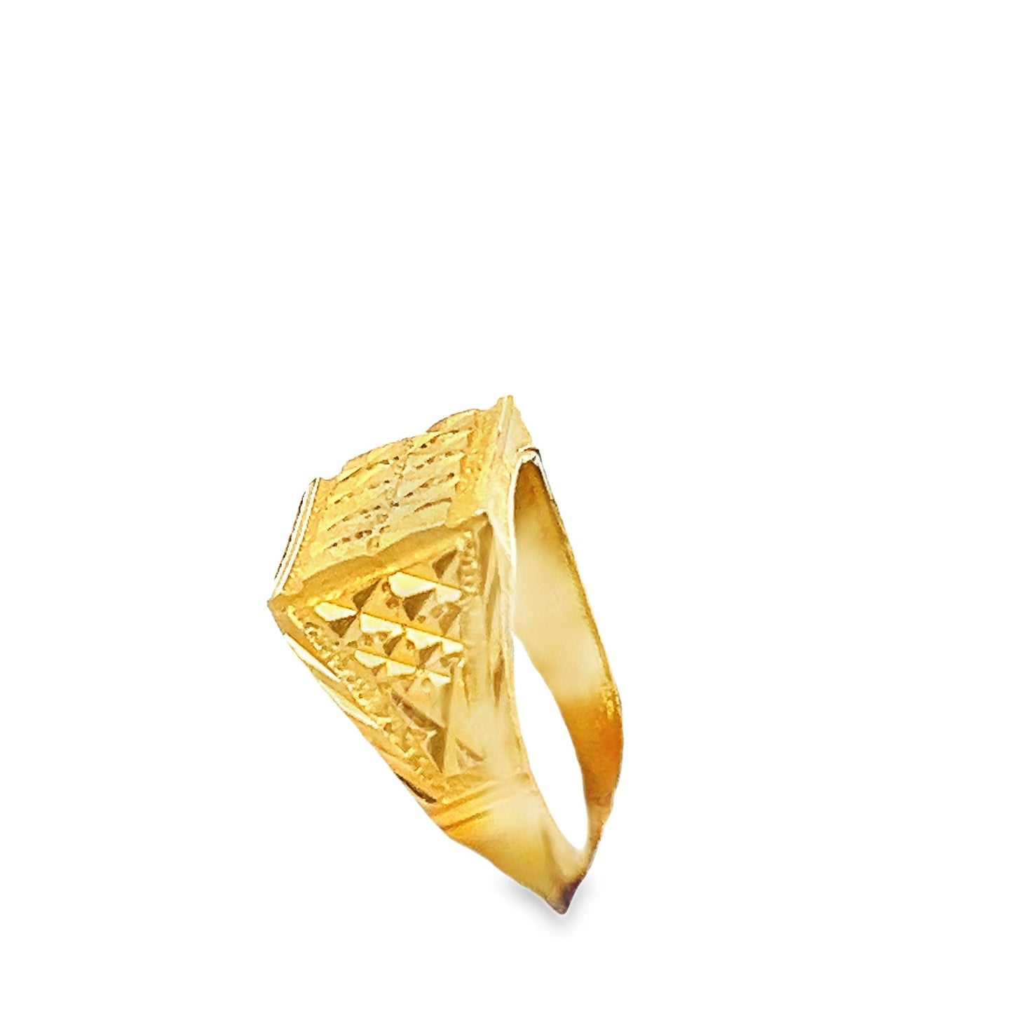 22ct yellow gold second hand ring 01002976