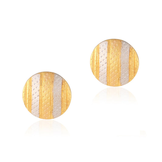 22ct multicolour gold dot earrings 07001471