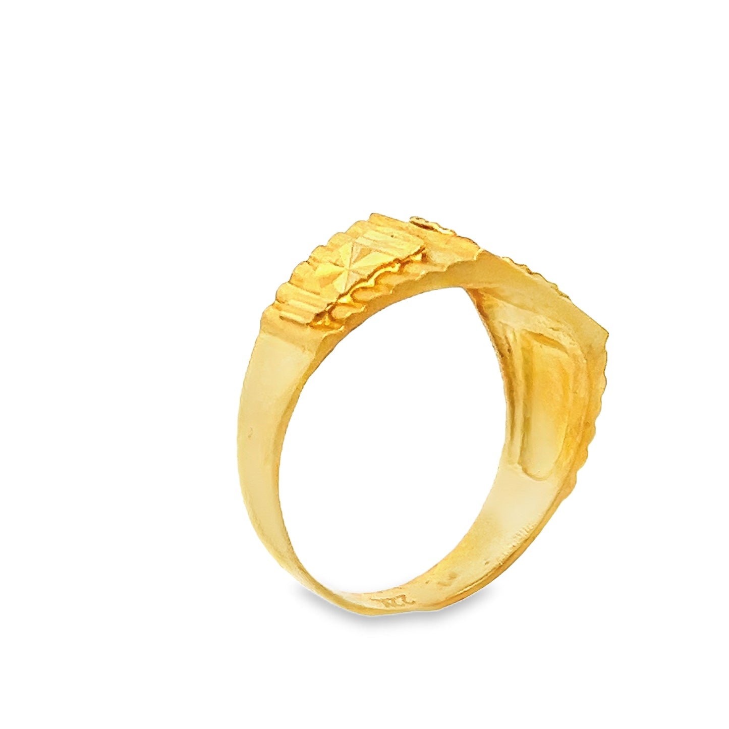 New 22ct yellow gold ring 02020426