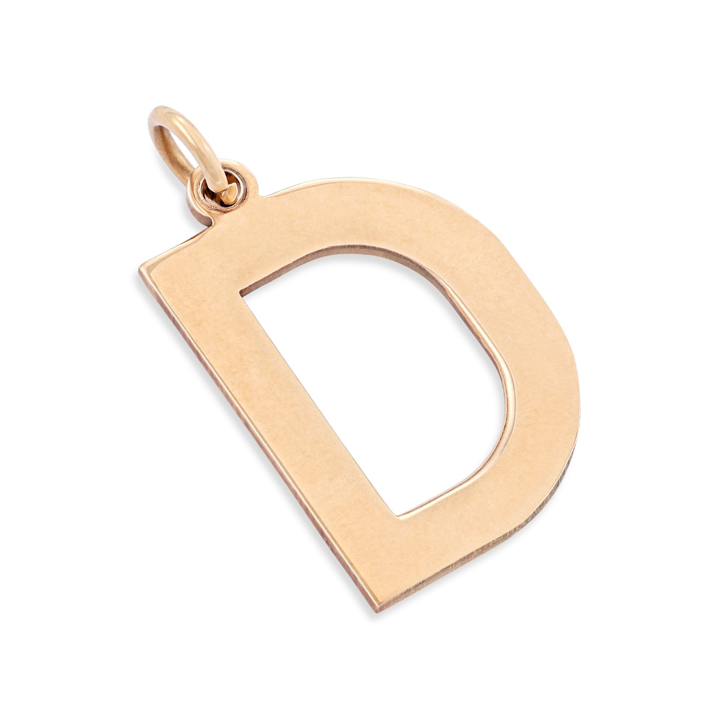 9ct yellow gold initial D 08000137