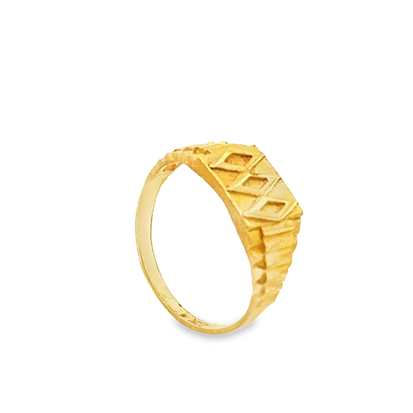 New 22ct yellow gold ring 02020411