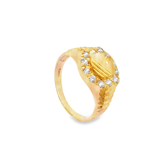 New 22ct yellow gold ring 02017969