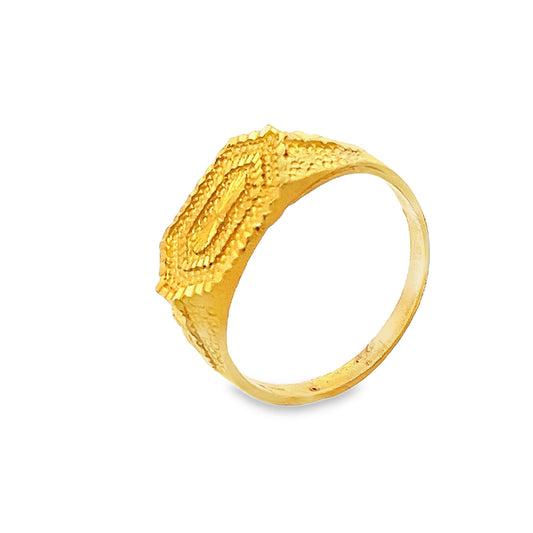 New 22ct yellow gold ring 02020900