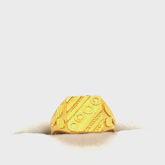 New 22ct yellow gold ring 02020897