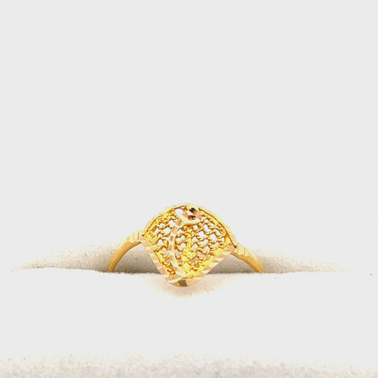 New 22ct yellow gold ring 02020408