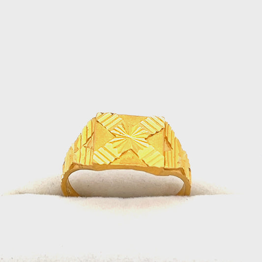 New 22ct yellow gold ring 02020434