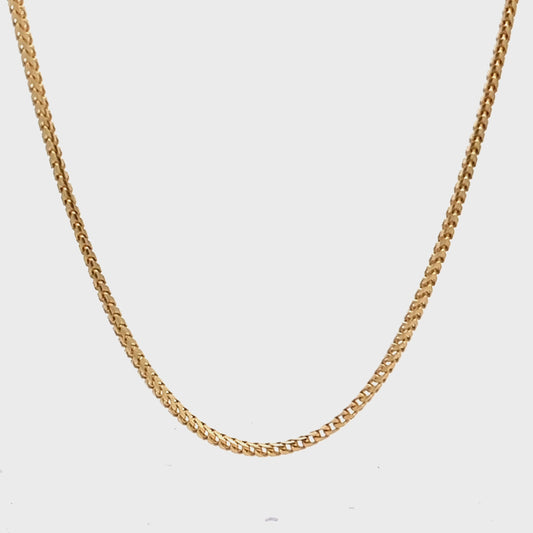 18ct yellow gold chain 08001040