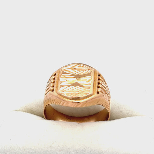 22ct yellow gold pre-owned ring 07002499