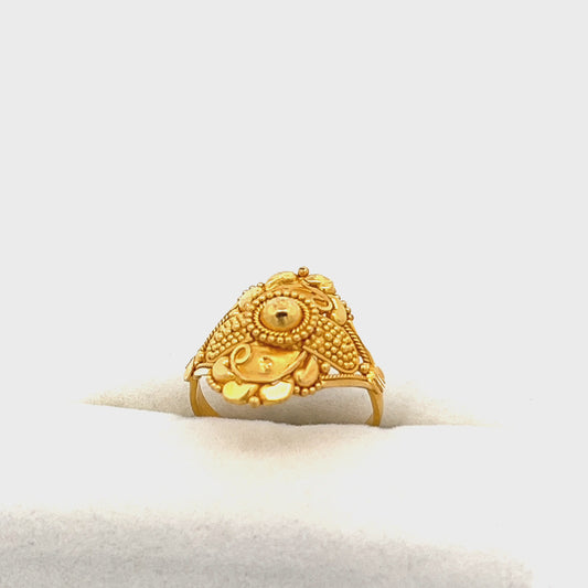 22ct yellow gold second-hand ring FCA03026853-3