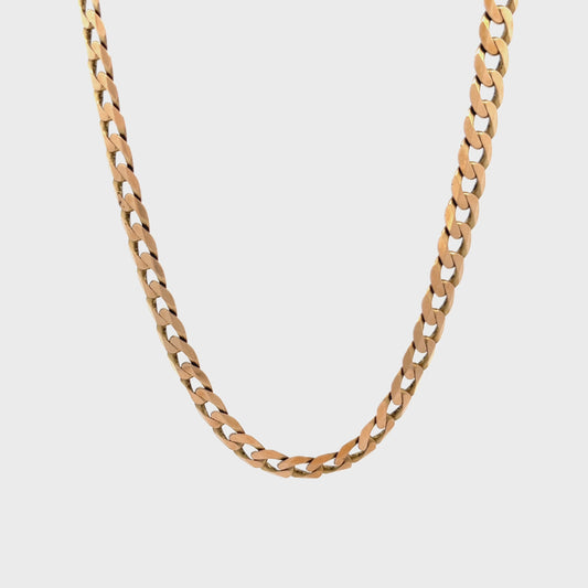 9ct yellow gold pre-owned chain 02025594