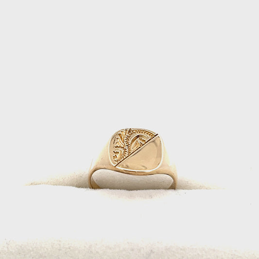 New 9ct yellow gold ring 02023563