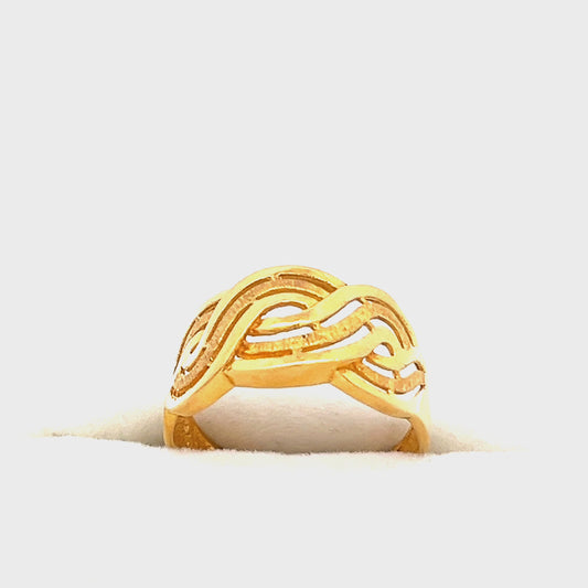 New 22ct yellow gold ring 02020016