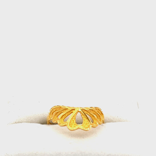 New 22ct yellow gold cocktail ring 02019808