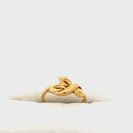 22ct yellow gold pre-owned ring FCA01020570-4