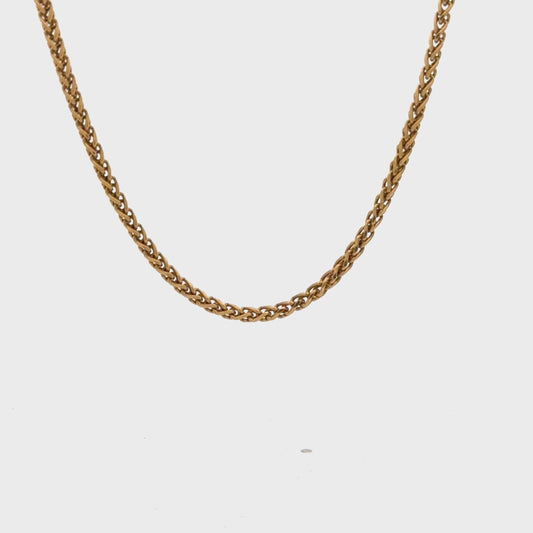 22ct yellow gold chain 02029177