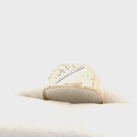 9ct yellow gold second-hand ring 08000265