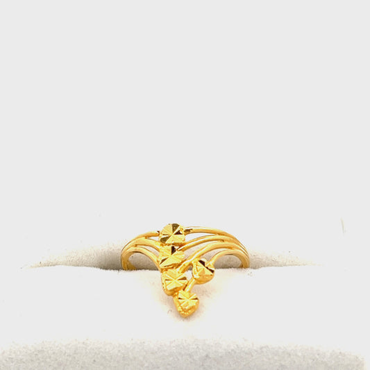 New 22ct yellow gold ring 02020423