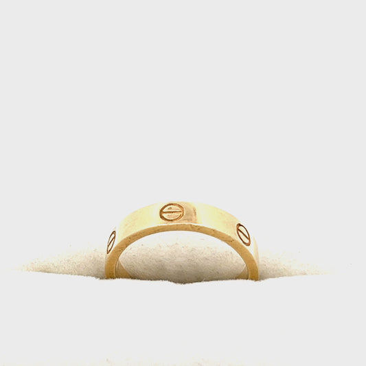 18ct yellow gold second-hand ring 07002469